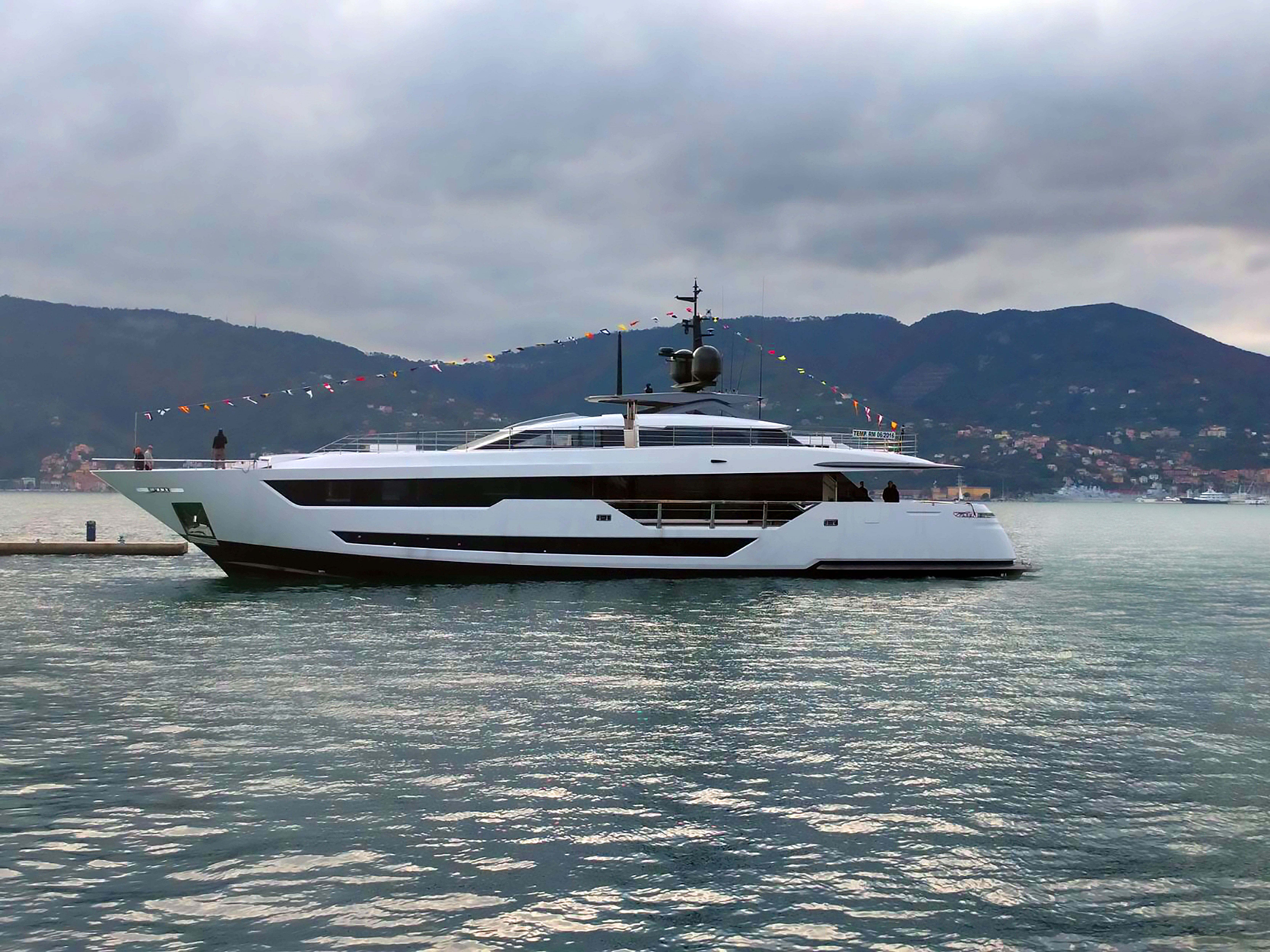 THE FIRST CUSTOM LINE 120’ TAKES TO THE SEA